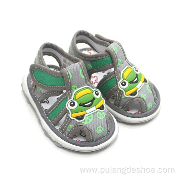 cute baby boy sandals with sound